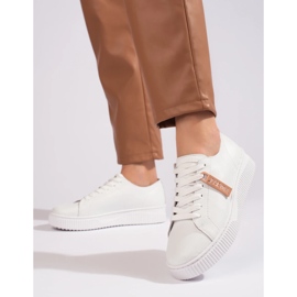 Vinceza Klassiske hvide sneakers fra Vincez 1