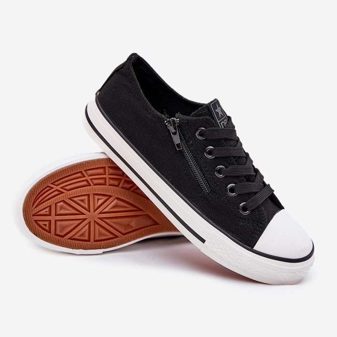 Sort blonder -op lave sneakers 1