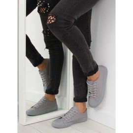 Grå kvinders monofarve grå NB176 grå sneakers 1
