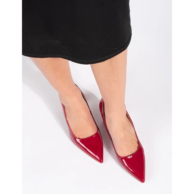 Seastar Elegante patentrøde højhælede pumps 2