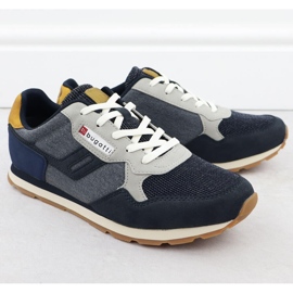 Mænds sportssko Navy Blue Bugatti RR153135 blå 1