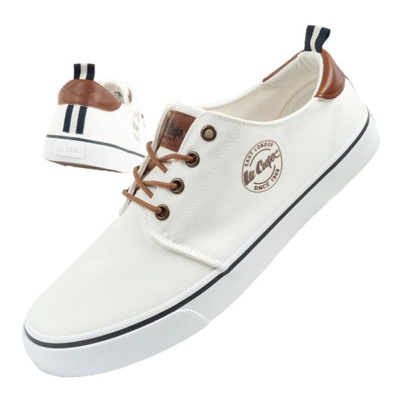 Lee Cooper LCW-25-02-3240m mænds sneakers White Sneakers hvid 1