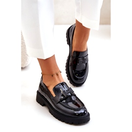 Dame-patentmokkasiner Vinceza 62187 Sort 1