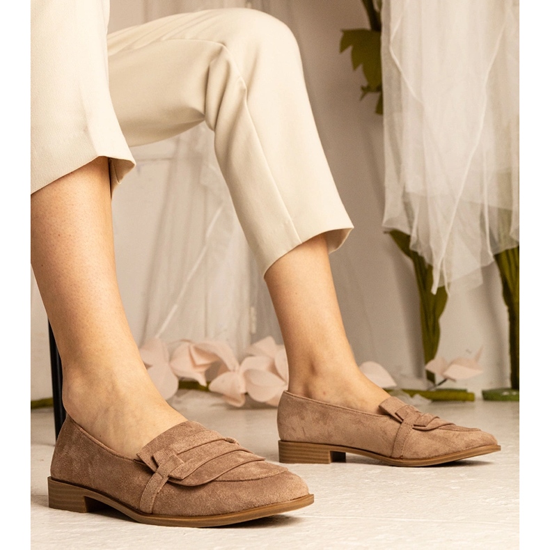 Brown Women's Classic Loafers fra Ekozamszu brun 1
