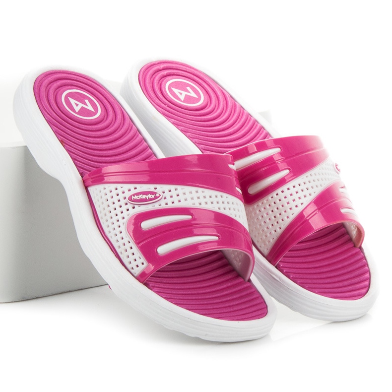 Mckeylor Pink pool hjemmesko lyserød 2