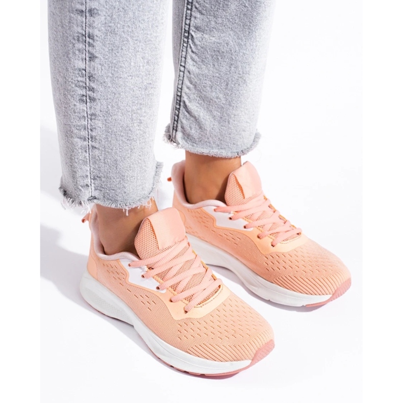 Knyttede sportssko orange 2