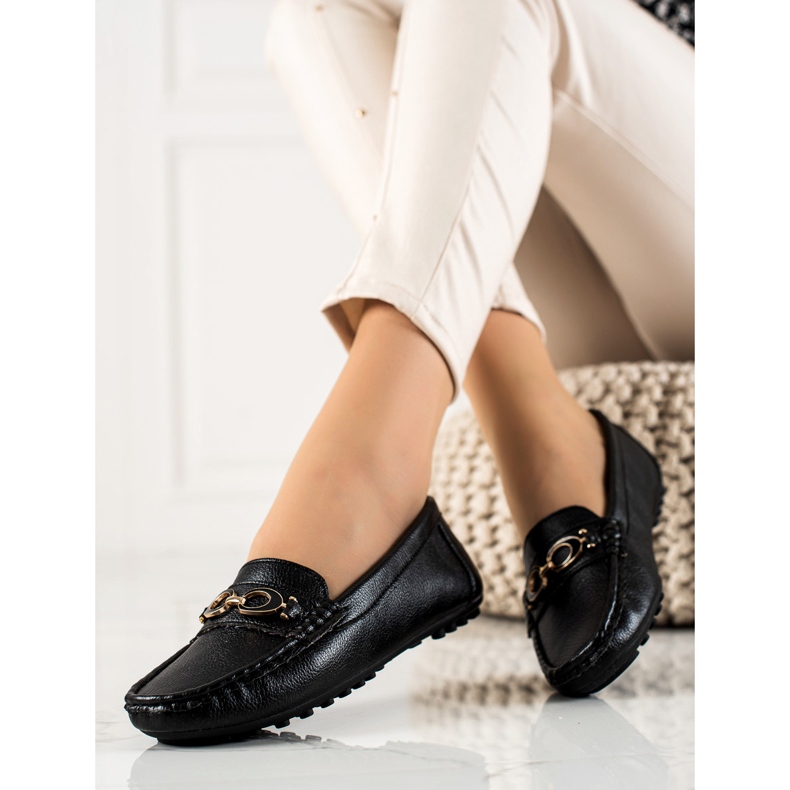 VINCEZA loafers sort 1