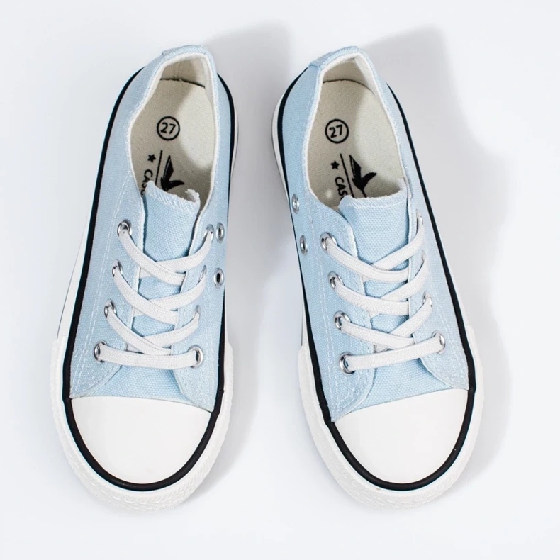 Vico blå børnesneakers med elastik 2