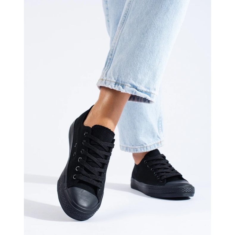 Klassiske damesneakers Vico sort 1