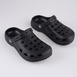 Drenge sorte letvægts flip-flops 2