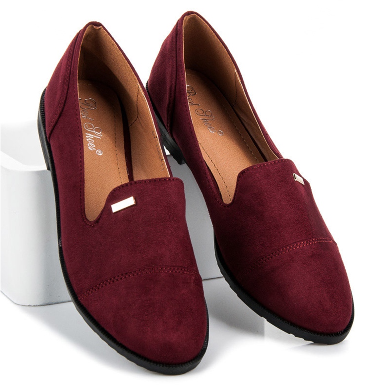 Best Shoes Ruskind sko rød 1