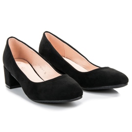 Best Shoes Lave ruskindspumper sort 1