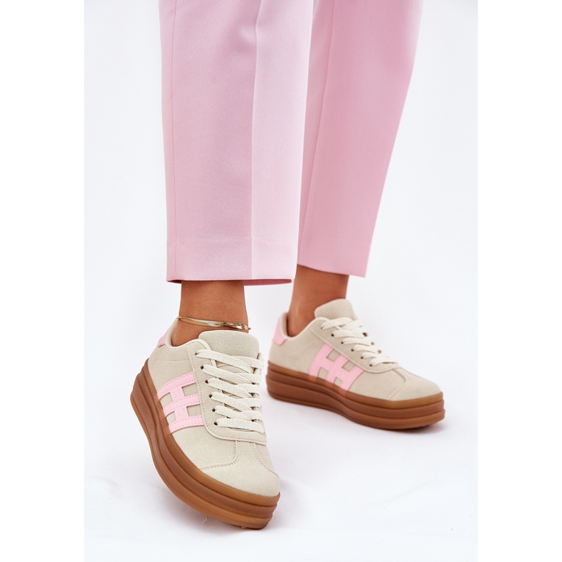 Sneakers til kvinder, beige 2