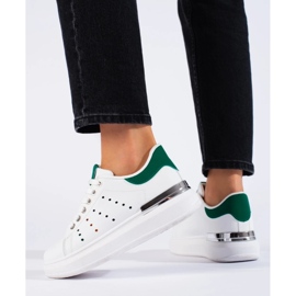 Shelovet hvide sneakers med tykke såler 2