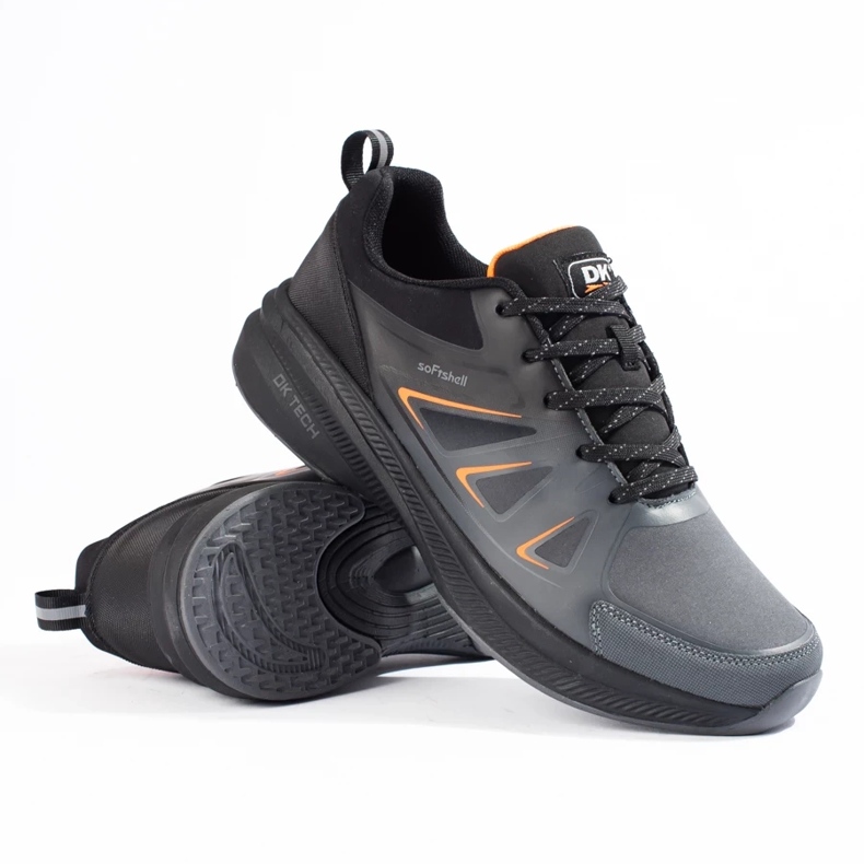 DK herre softshell sneakers sort 2