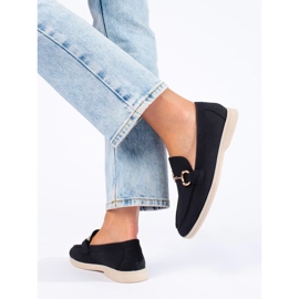 Shelovet brogues i sort ruskind 1