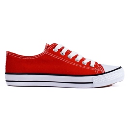 Shelovet røde klassiske sneakers 1