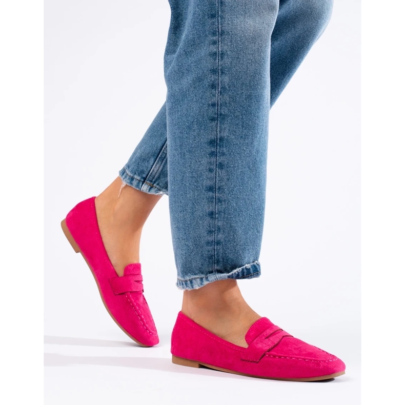Komfortabel dame ruskind lords fuchsia Shelovet lyserød 1