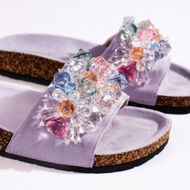 Lilla ruskindsflip-flops til kvinder 2