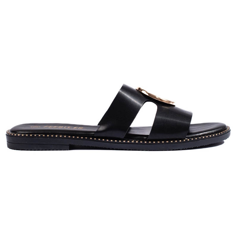 Klassiske sorte flip-flops til kvinder 1