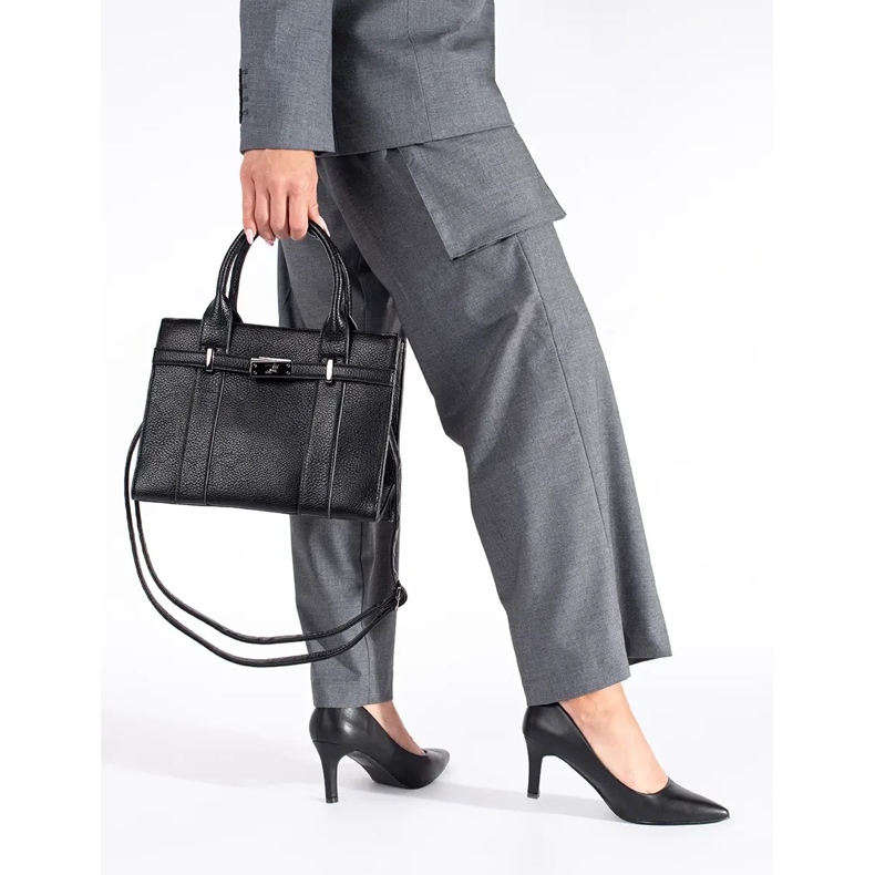 Klassiske, elegante sorte højhælede pumps 1