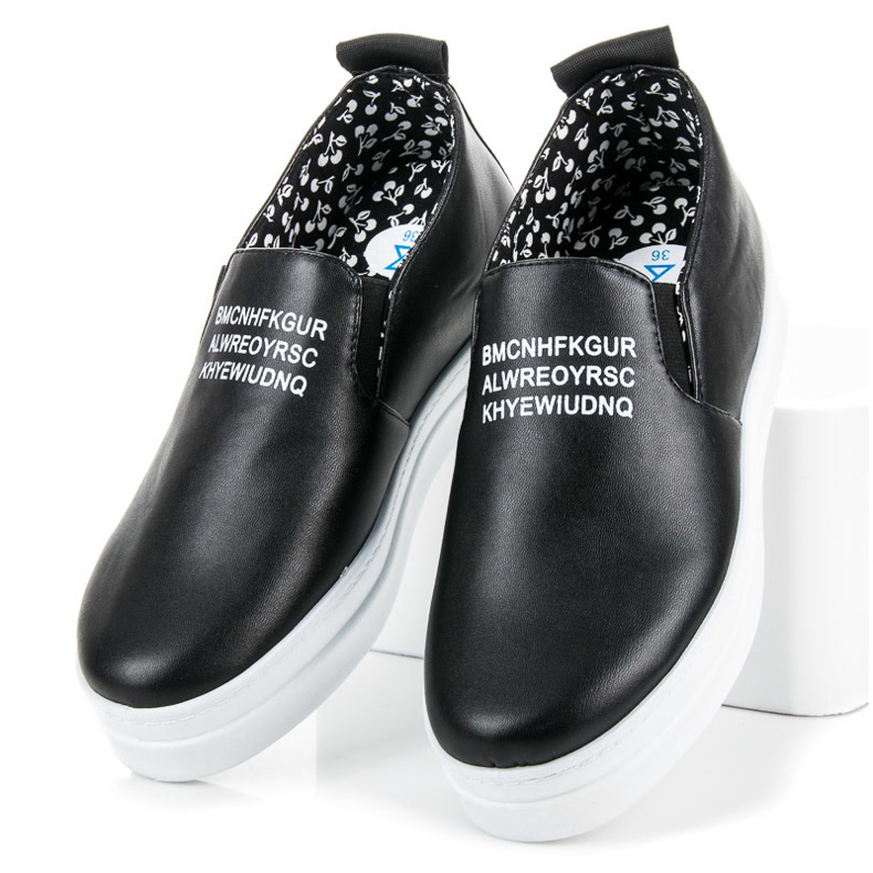 Mckeylor Slip-on sneakers på platformen sort 2
