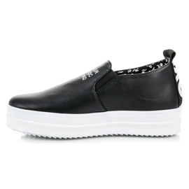 Mckeylor Slip-on sneakers på platformen sort 1
