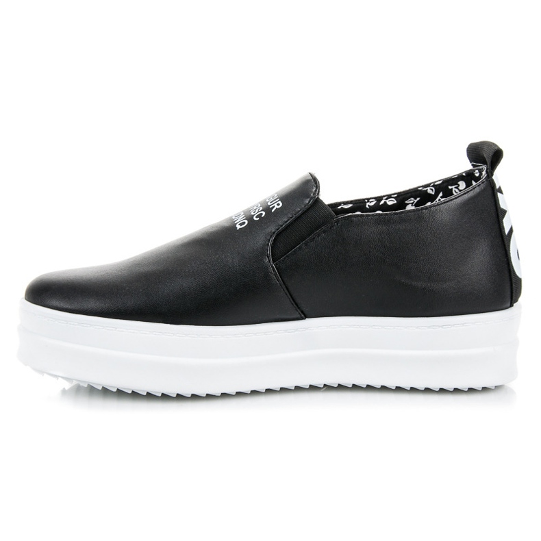 Mckeylor Slip-on sneakers på platformen sort 1