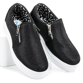 Mckeylor Sneakers med glitter sort 2