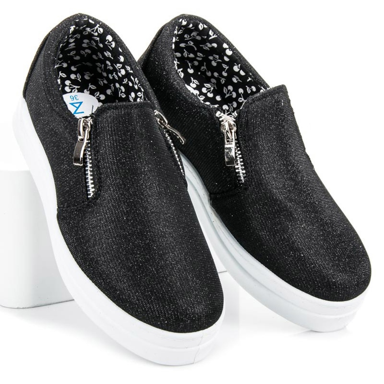 Mckeylor Sneakers med glitter sort 2