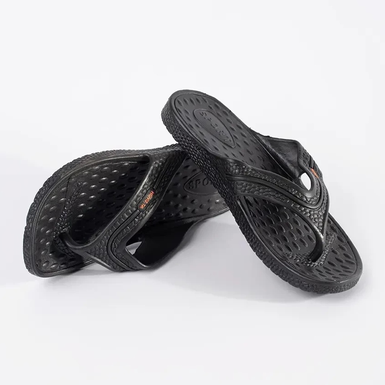 Sorte mænds flip -flops 1
