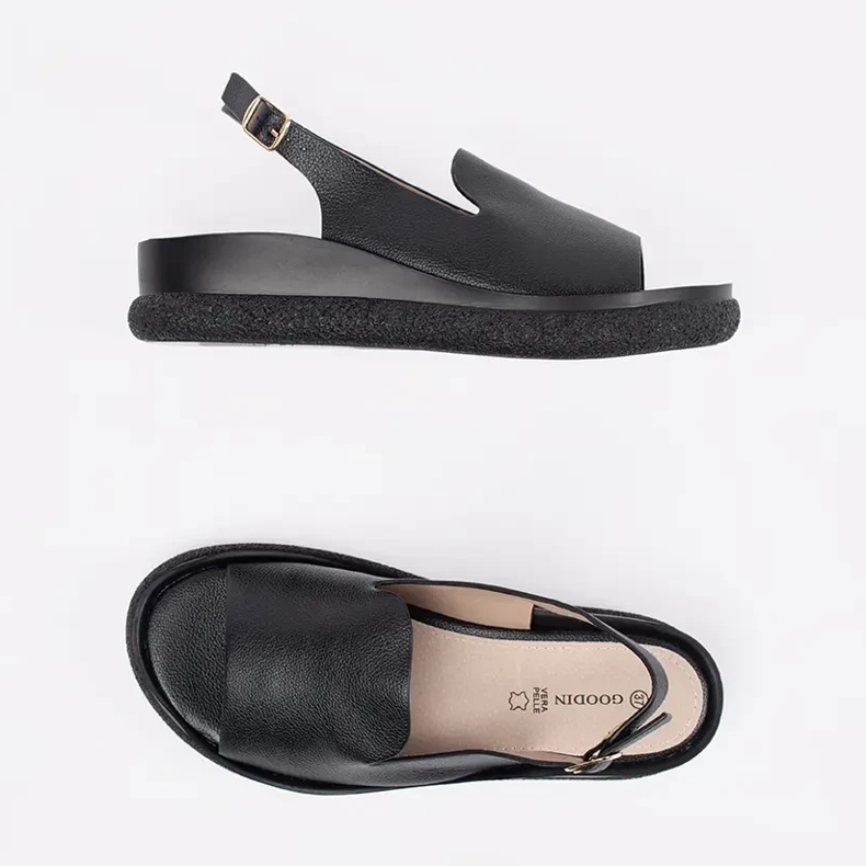 Goodin Sort komfortable kvinders sandaler 2