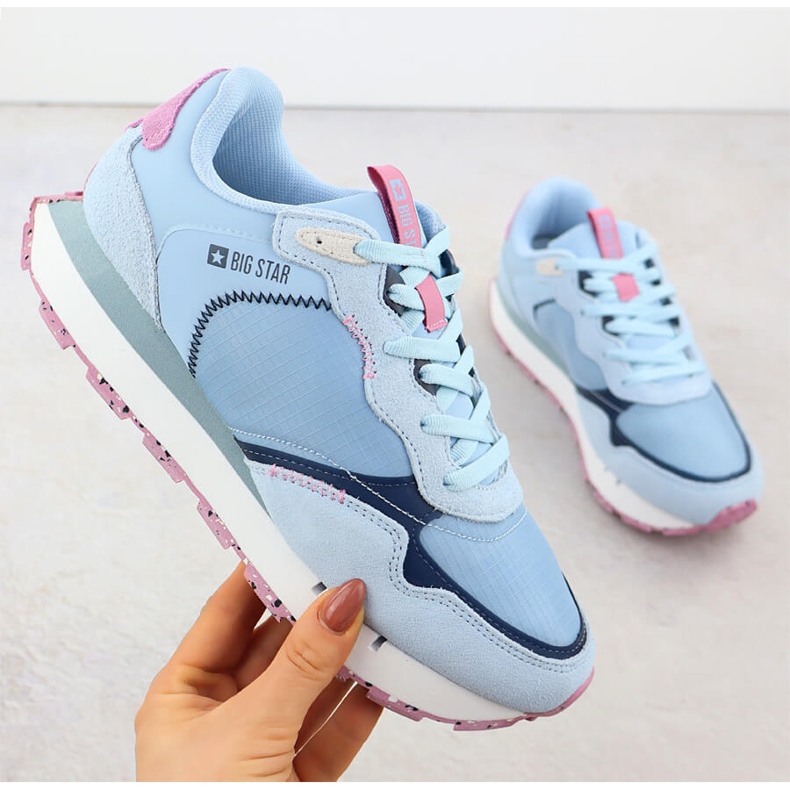 Women's Sports Shoes Blue Big Star RR274236 blå 1