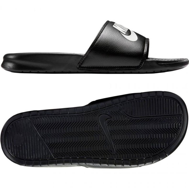 Nike Benassi JDI 343880 090 Black Flip -Flops sort 1