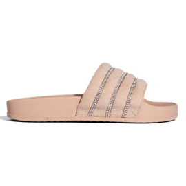 Kvinders beige sliders med rhinestones fra Shelovet 1
