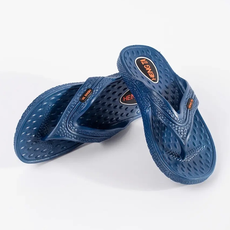 Blå mænds flip -flops 2