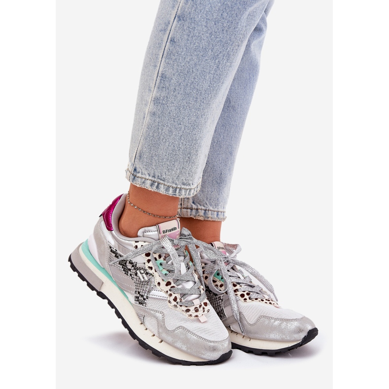 Sneakers Women's Sports Shoes D.Franklin DFSH378006 Silver sølv 1
