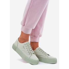 Materielle kvindes makker Sneakers Big Star RR274408 Green grøn 1