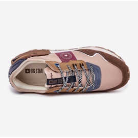 Big Star Mænds ruskind sneakers på den store stjerne RR174475 Hi-Polish Beige System 2