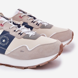 Mænds ruskind-sneakers på Big Star RR174471 Hi-Polish System System Platform grå 2