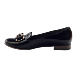 Pumps til kvinder Kotyl 3404 sort guld 2
