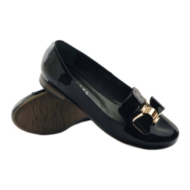 Pumps til kvinder Kotyl 3404 sort guld 3