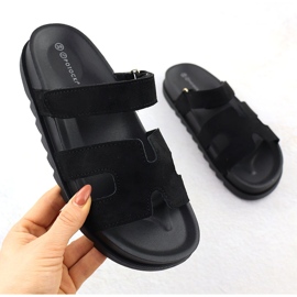 Kvinders hjemmesko Black Potocki GN17303 sort 1