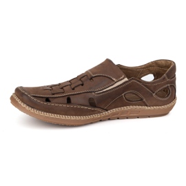 Olivier Airy Skimmered Men's Shoes 204L mørkebrun 1