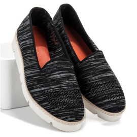 Vinceza Slip-on sko med mønster sort 1