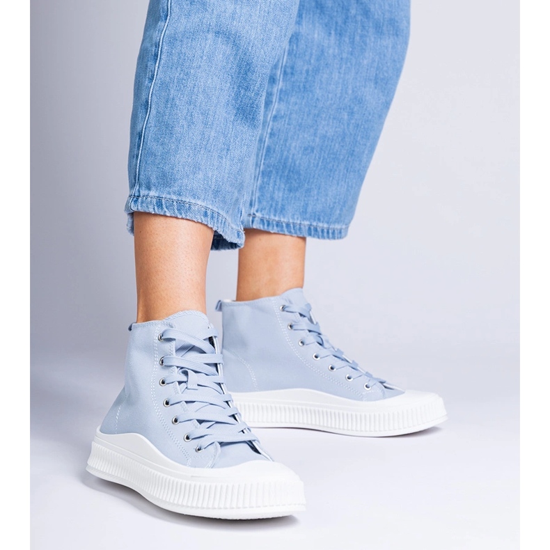 Blå Guerrino platform sneakers 1