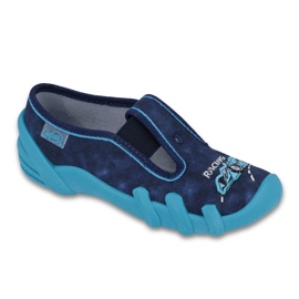 Befado Børns hjemmesko 290x173 Navy Blue blå 1