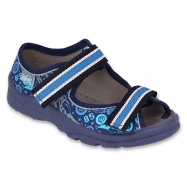Befado Børns velcro Sandaler 969x159 blå 2