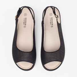 Goodin Sort komfortable åbner sandaler 2