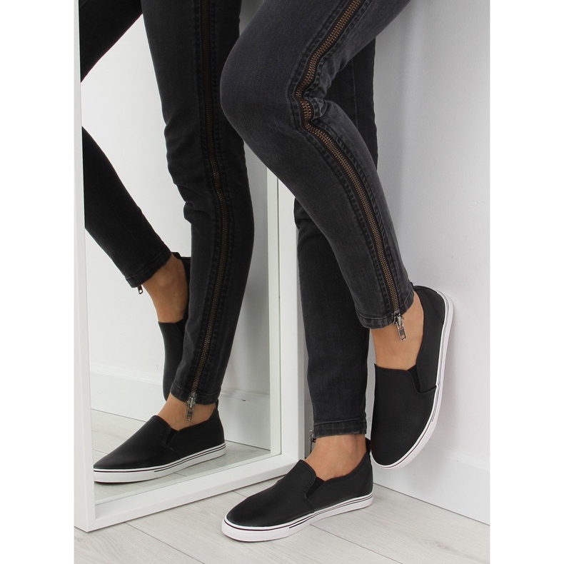 Sneakers slip-on sort ansigt sort xl08p Sort 2